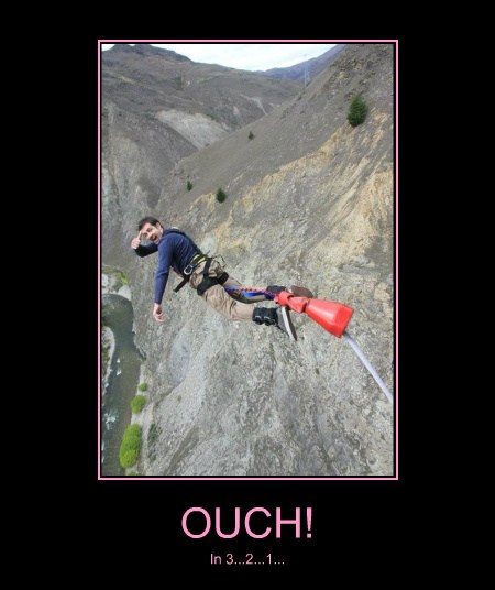 Very Demotivational Bungee Jumping Very Demotivational Posters Start Your Day Wrong