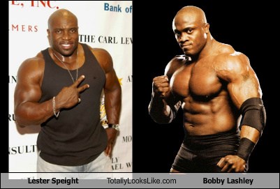 Lester Speight Totally Looks Like Bobby Lashley - Totally Looks Like