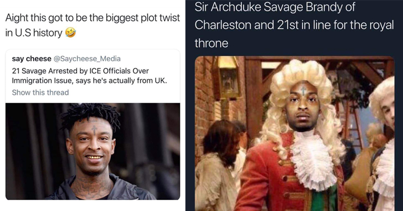 21 Savage Is Getting Meme D And Roasted Hard For His Secret