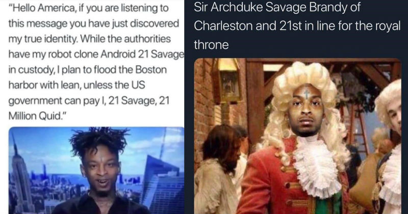 30 hilariously spicy memes of 21 savage getting busted by ice over immigration issue fail blog funny fails 30 hilariously spicy memes of 21 savage