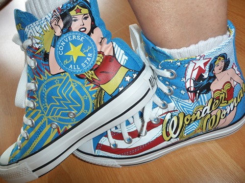 superhero high top converse