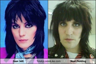 Joan Jett Totally Looks Like Noel Fielding - Totally Looks Like