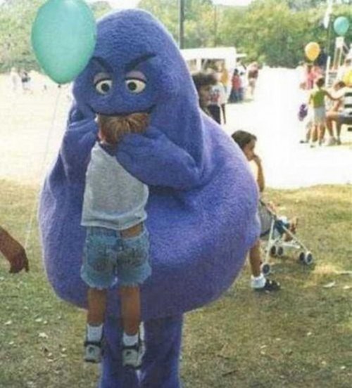 grimace mcdonalds shirt