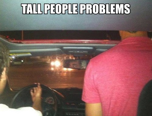 Tall People Fit Right in Cars With Sunroofs - Memebase - Funny Memes