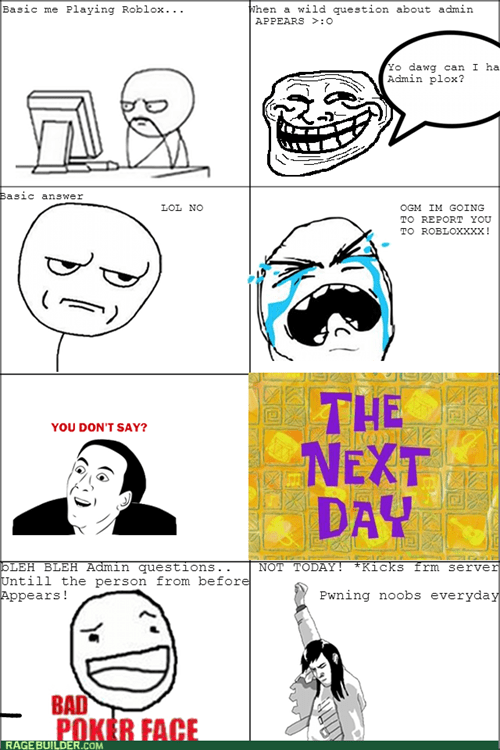 My First Comic Roblox Rage Rage Comics Rage Comics - yo dawg roblox