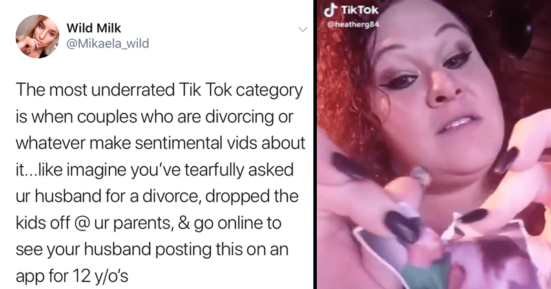 Twitter Thread About Corny Divorce Tiktoks Is A Treasure Trove Of Cringe Memebase Funny Memes