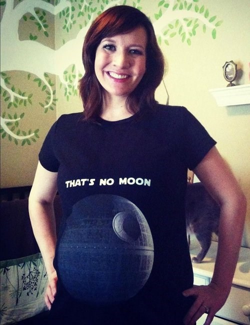 death star maternity shirt