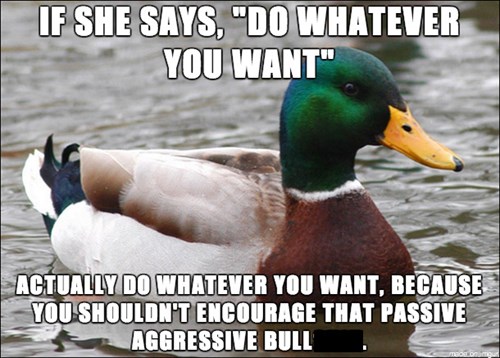 dating passive aggressive