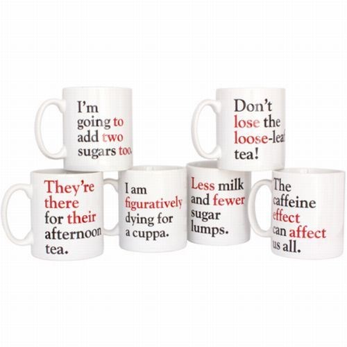 These Grammar Grumble Mugs Are Figuratively Perfect Monday Thru