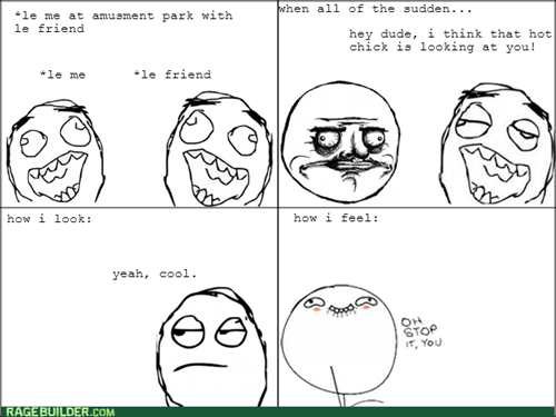 Rage Comics - oh stop it you - Rage Comics - rage comics - Cheezburger