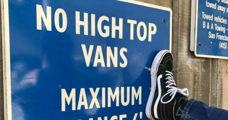 High top vans meme sale