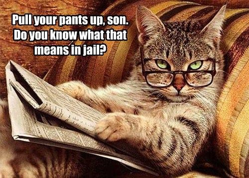 Pull your pants up, son. Do you know what that means in ...