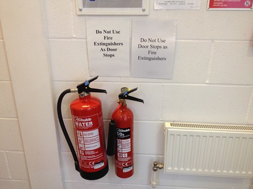 No fire extinguishers were harmed in the making of this meme. : r