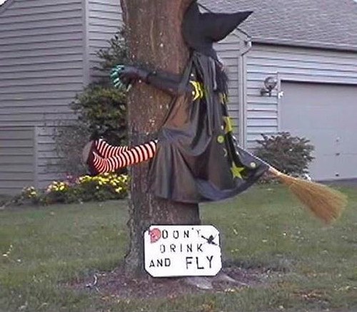 One Drunk Witch - After 12 - funny pictures, party fails, party poopers