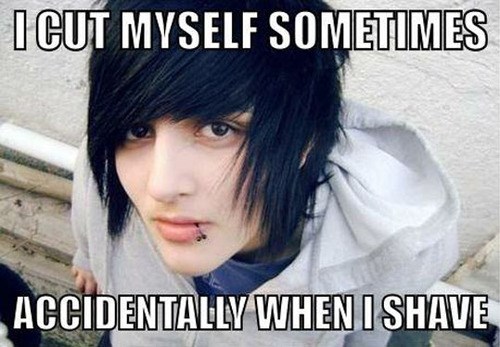 Misunderstood Emo - Memebase - Funny Memes