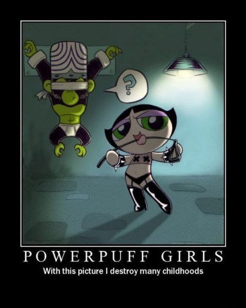 Powerpuff Girls Rule 34 Meme Painted