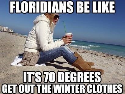 Florida Coat Weather - Memebase - Funny Memes