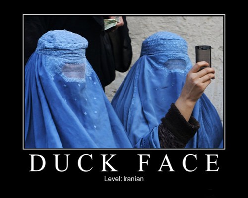 duck face meme