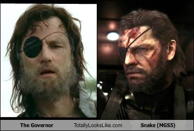 The Governor Totally Looks Like Snake - The Walking Dead - The Walking Dead  Meme | TWD Memes | Dead Memes | Spoilers Alerts