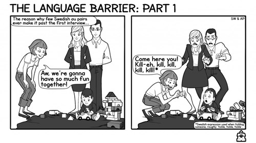 The Language Barrier - Web Comics - 4koma comic strip, webcomics, web comics