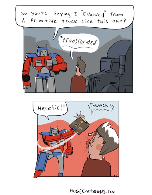 Optimus Primitive  Comics 4koma comic strip, web comics