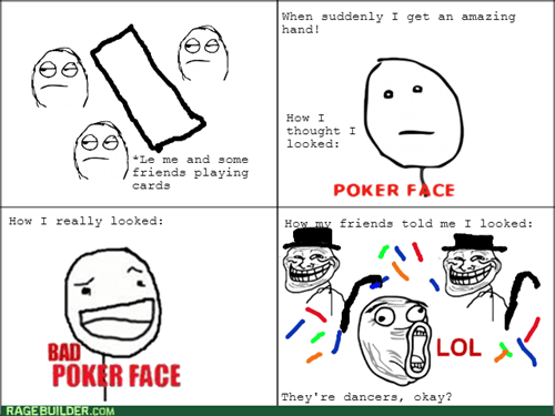meme faces bad poker face