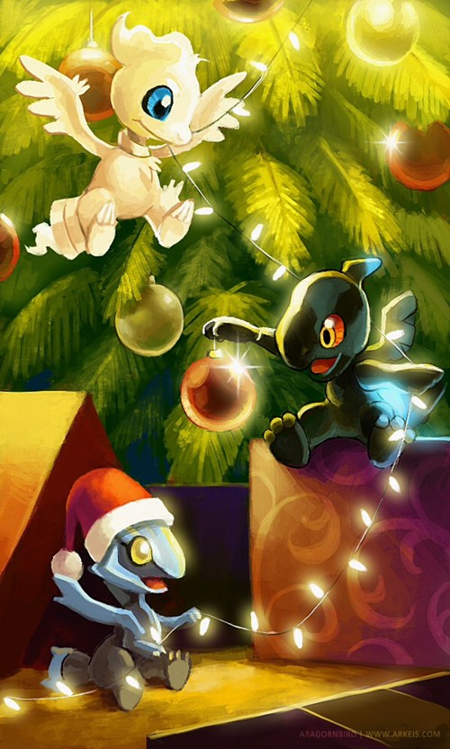 Merry Christmas from Reshiram, Zekrom, and Kyurem - Pokémemes - Pokémon,  Pokémon GO