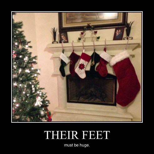 Very Demotivational - stockings - Very Demotivational Posters - Start