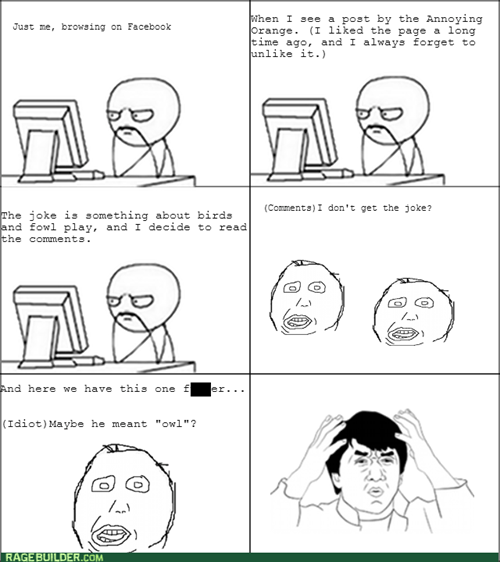 Rage Comics - annoying orange - Rage Comics - rage comics - Cheezburger