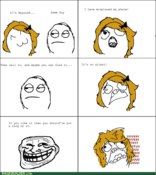 Eating Her Own Words - Rage Comics - rage comics