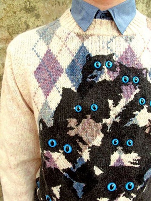 Crazy cat hotsell lady sweater