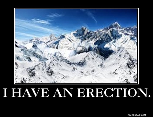 Very Demotivational - mountains - Very Demotivational Posters - Start