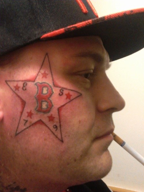 Boston Red Sox Followers Are True Fanatics - Ugliest Tattoos - funny tattoos, bad tattoos, horrible tattoos