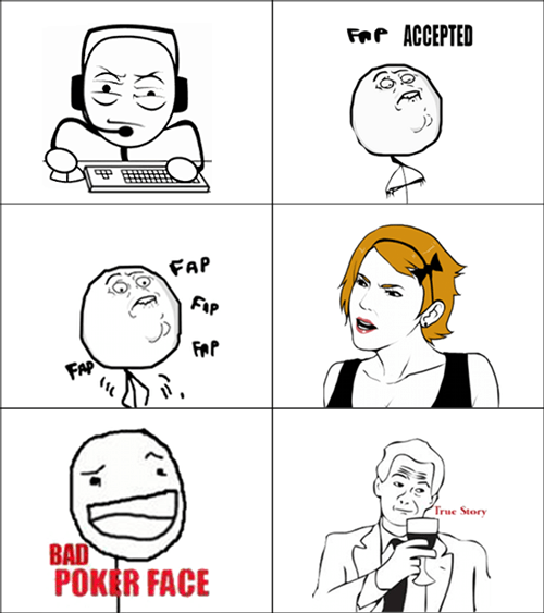 Poker face meme