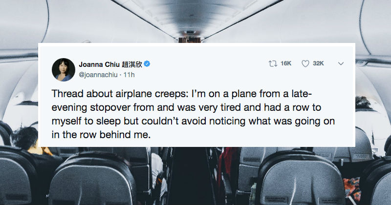 A Powerful Twitter Thread On Dealing With Airplane Creepers - Fail Blog 