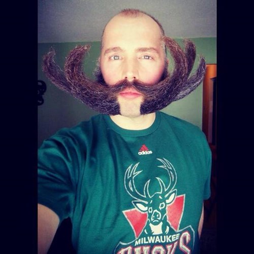 Some Bucking Good Facial Hair - Poorly Dressed - fashion fail