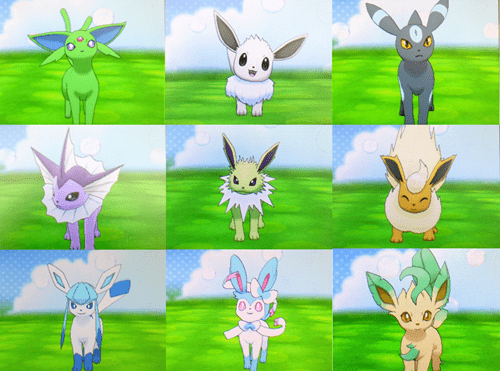 All the Shiny Eeveelutions! - Pokémemes - Pokémon, Pokémon GO