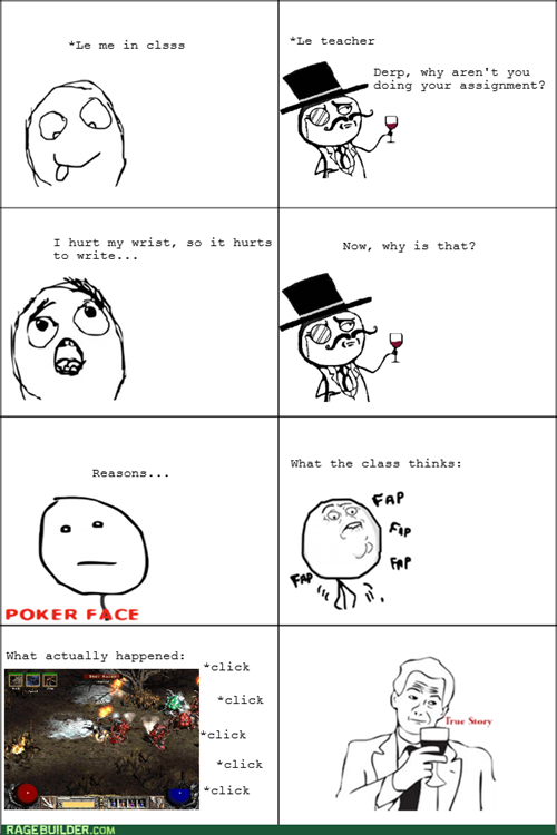 Rage Comics - poker face - Page 5 - Rage Comics - rage comics - Cheezburger