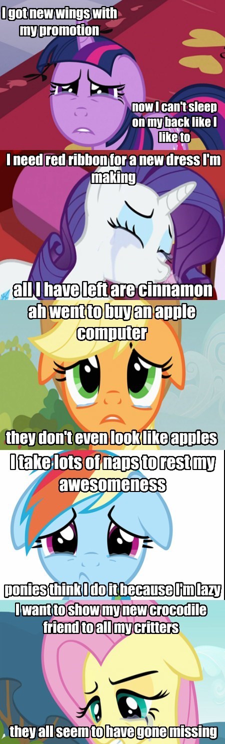 Mane Six First World Problems - My Little Brony - my little pony ...