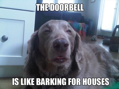 doorbell that barks like a dog