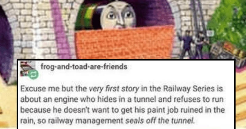 thomas the tank engine dark