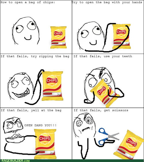 How to Open Chips Rage Comics rage comics