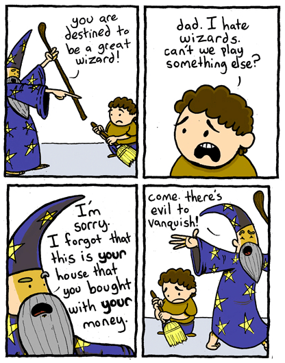 The Magic of Fatherhood - Web Comics - 4koma comic strip, webcomics ...