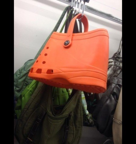 croc shoe purse