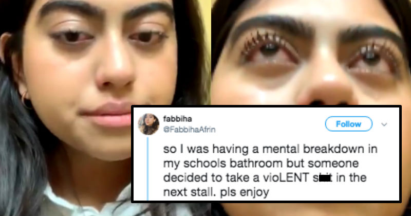 Girl's Bathroom Breakdown Interrupted by Another Messy Meltdown - FAIL ...