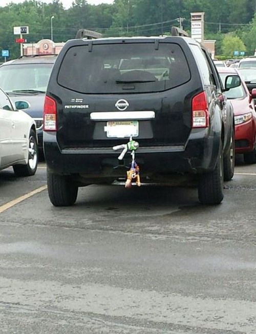 woody and buzz bumper toy