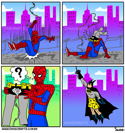 batman spiderman memes