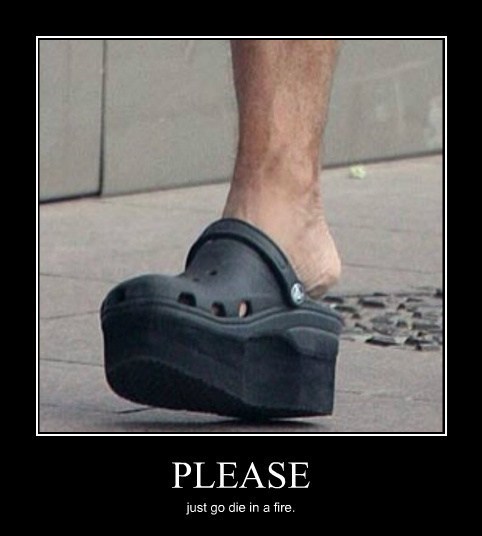 crocs funny