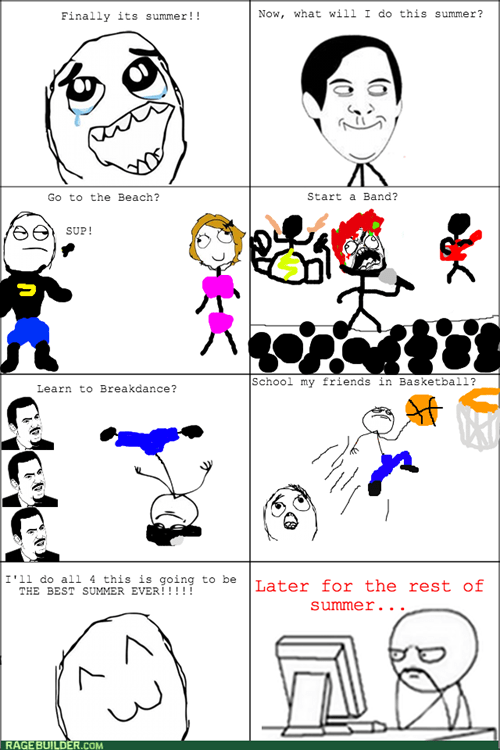 Summer Vacation Rage Comics Rage Comics