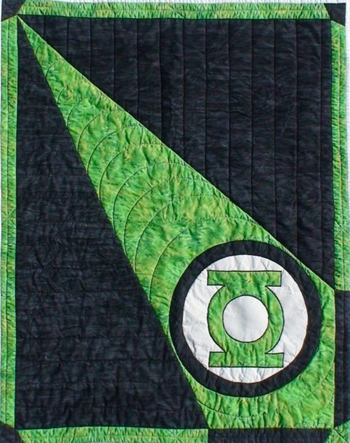 The Green Lantern Baby Quilt Is There In The Darkest Nights Geek Universe Geek Fanart